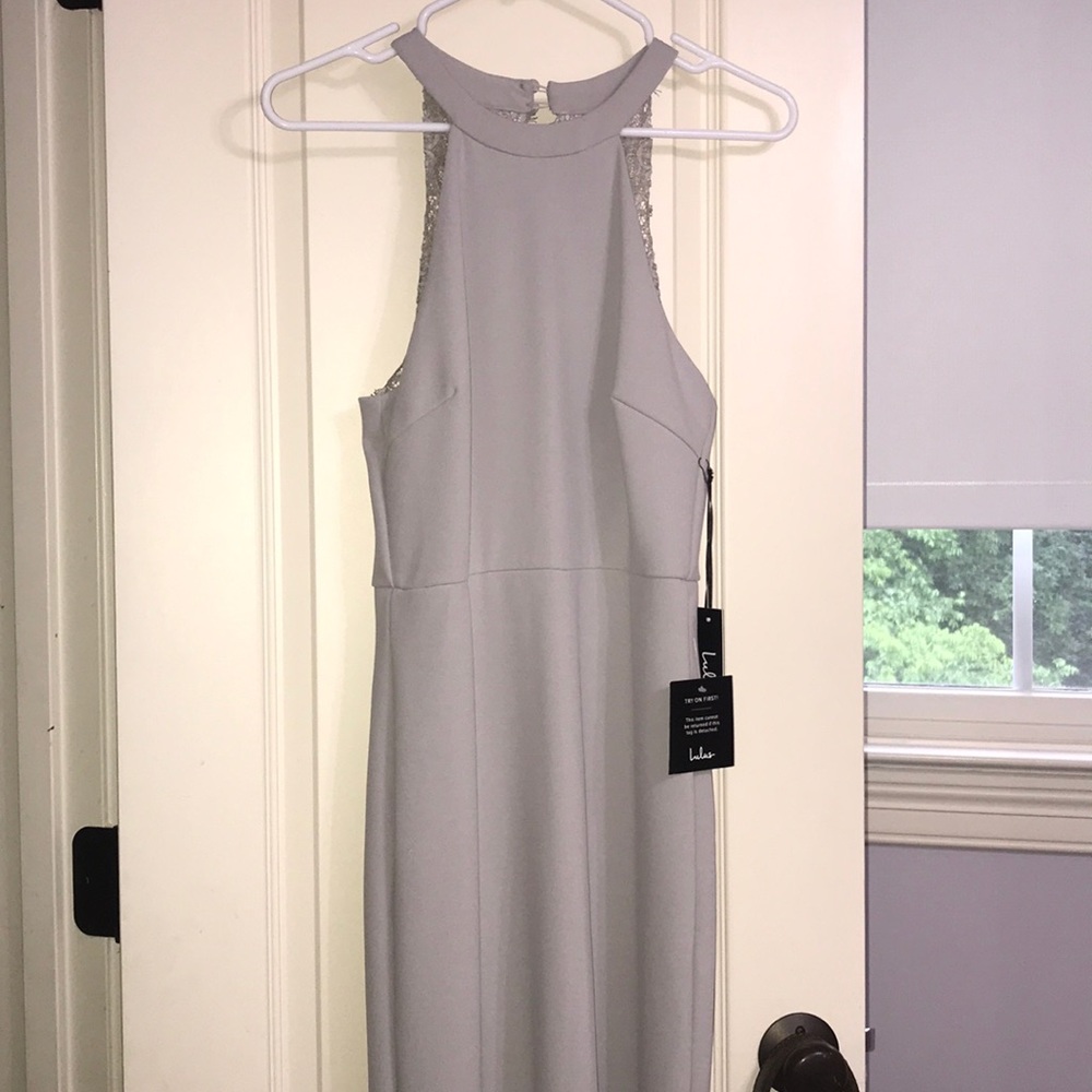 Gray Formal Dress